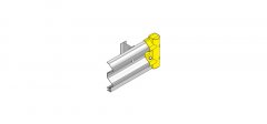 API-360 I Beam Post - Single Rail Low Level