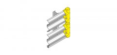 API-760D and API-1100D I Beam Posts – Double Rail