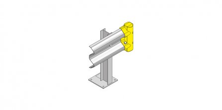 API-560, API-610, API-760 I Beam Posts – Single Rail