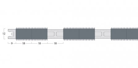 Esplanade 9000 Matting - 12mm Closed Construction - Double Wiper